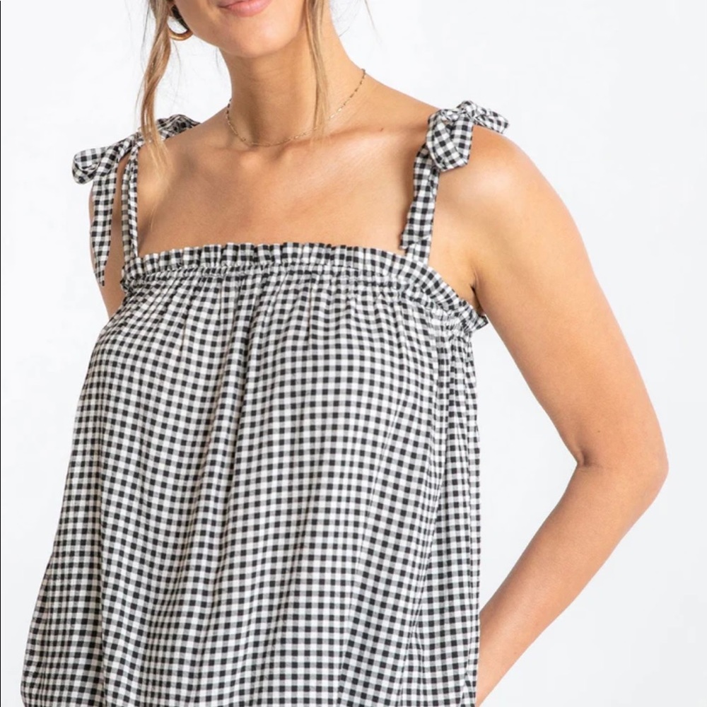 NWT LOVESTITCH brand Milla flirty tie shoulder tank